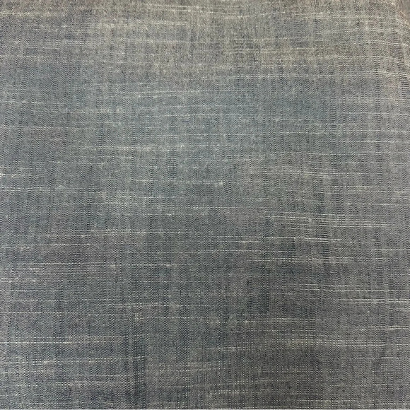 Van Heusen pants Capri ankle chambray look blue stretch size 10 - Picture 5 of 12